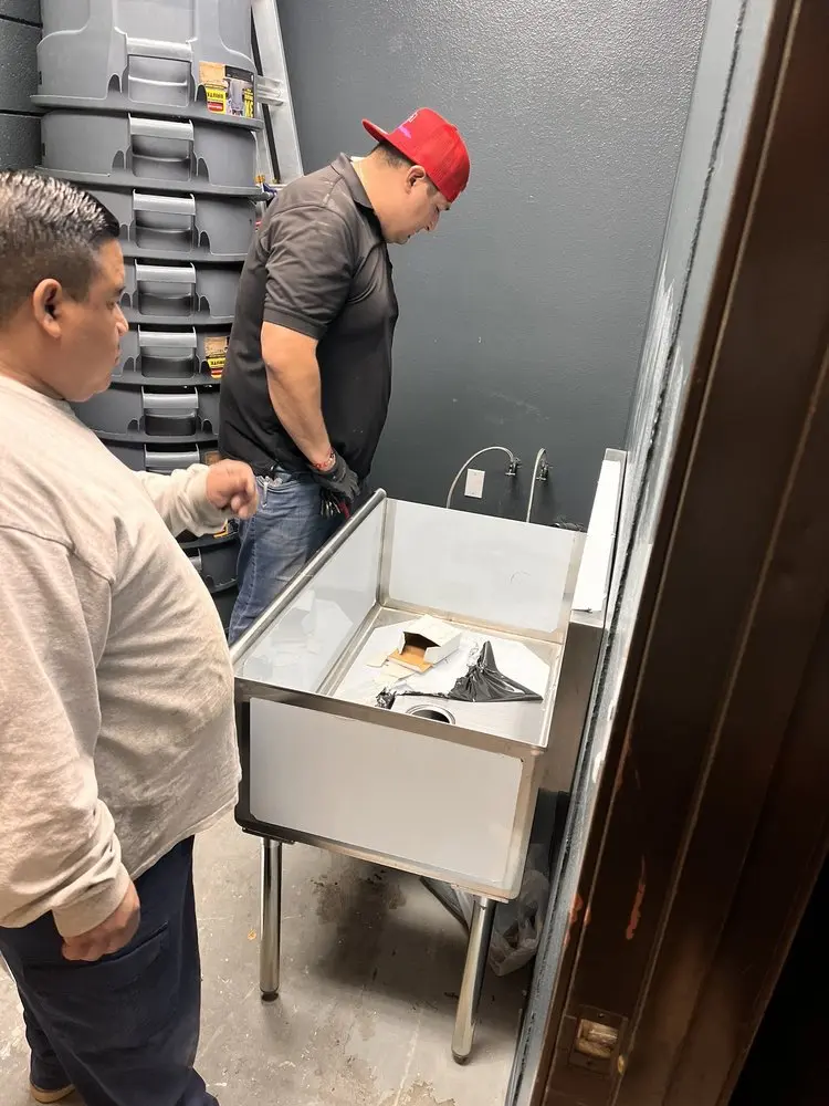 Commercial plumbing and sink installation in Sun City Grand